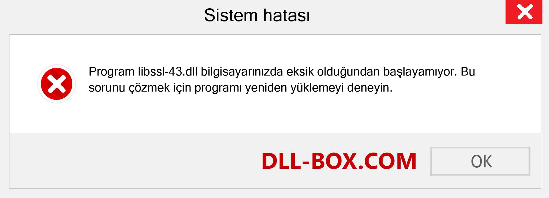 libssl-43.dll dosyası eksik mi? Windows 7, 8, 10 için İndirin - Windows'ta libssl-43 dll Eksik Hatasını Düzeltin, fotoğraflar, resimler